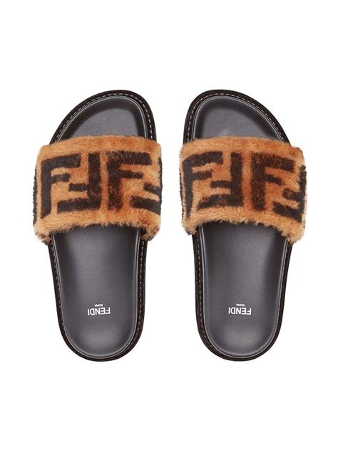 fendi shoes fur slipper|fendi slippers for women.